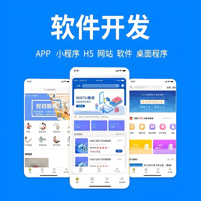 软件开发软件定制开发app开发小程序开发网站定制系统开发系统